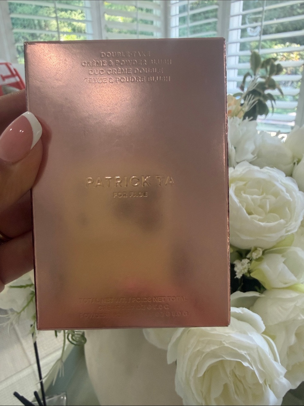 Patrick Ta Rose Gold Body Oil - Shimmery Pink-Gold Packaging